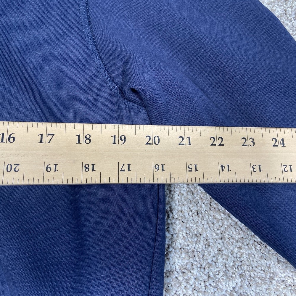 Iron and Resin Freedom Riders Hoodie Men's Small Navy Blue Full Zip Heavyweight - Picture 5 of 6